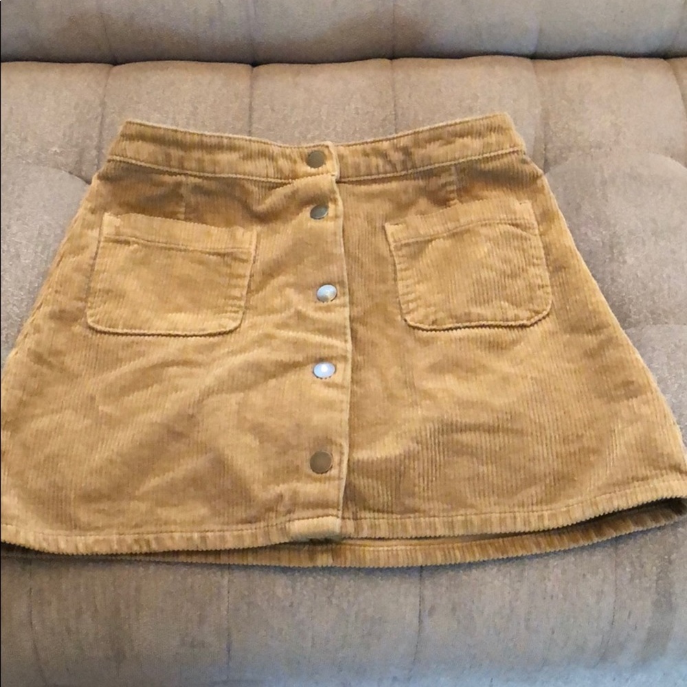 Corduroy skirt
